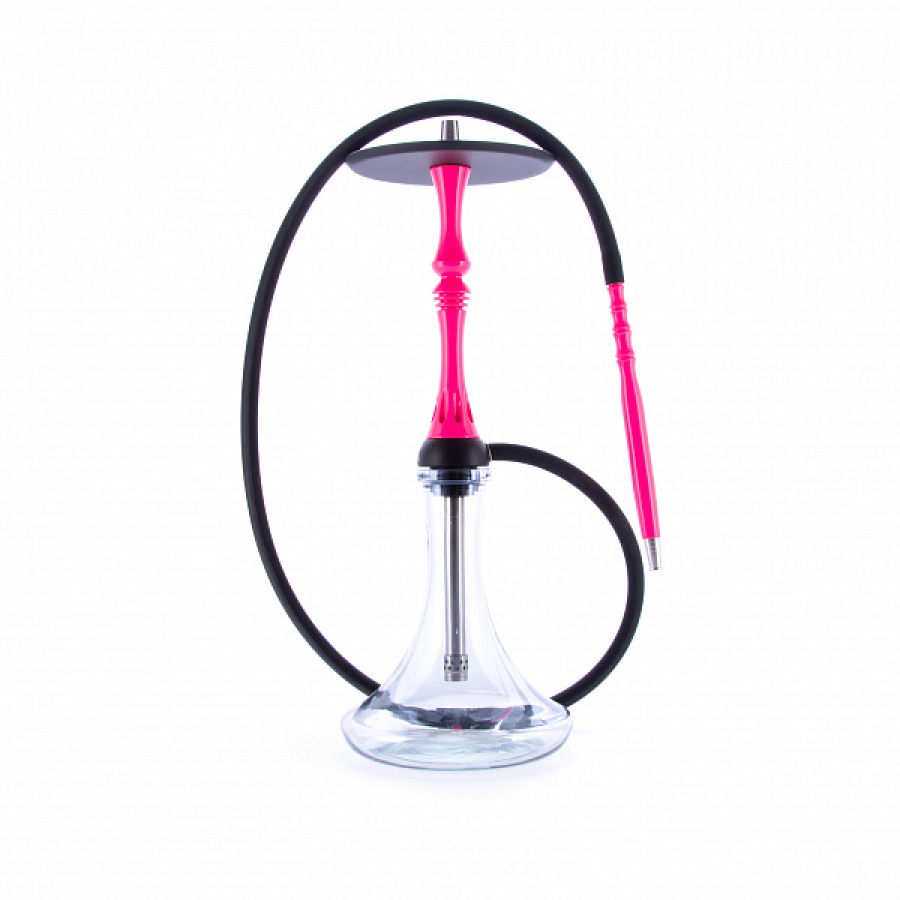 Кальян Alpha Hookah Kappa Rose Fluor (Розовый, 56 см)