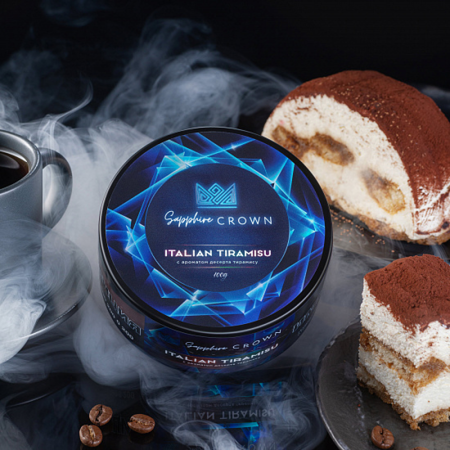Табак Sapphire Crown Italian Tiramisu (Сливочный крем бисквит) 100 гр