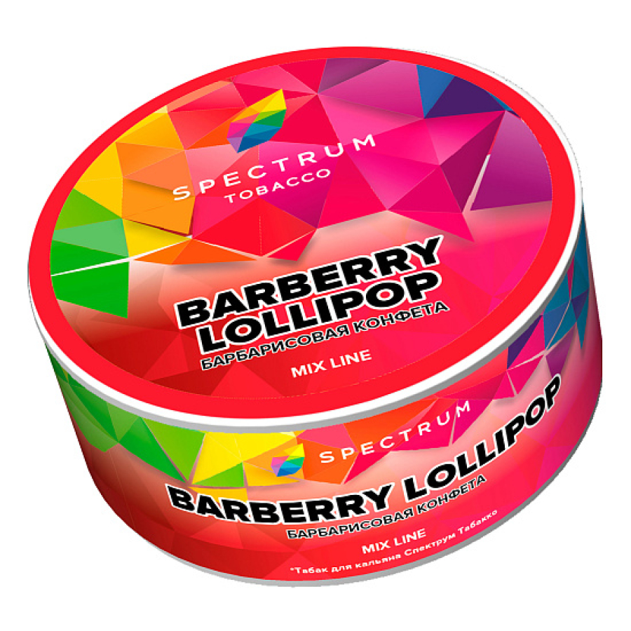 Табак Spectrum Mix Line Barberry lollipop (Барбарисовая конфета) 25 гр