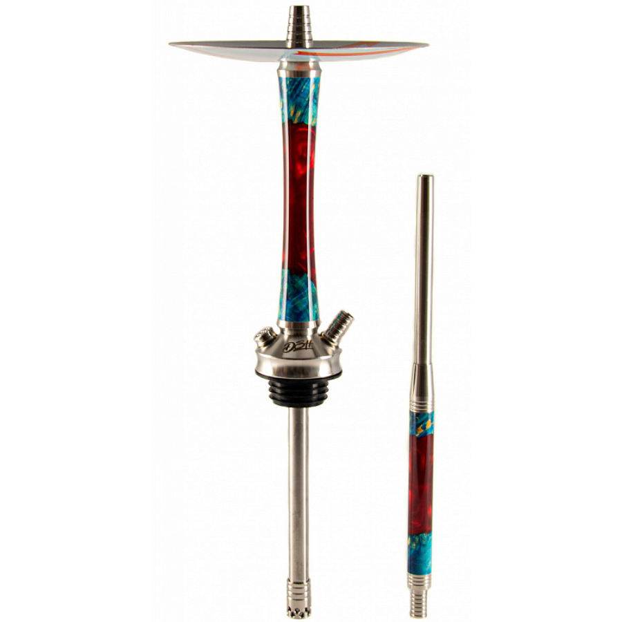 Кальян DSH EX Coral Red (Синий,Красный, 52 см)