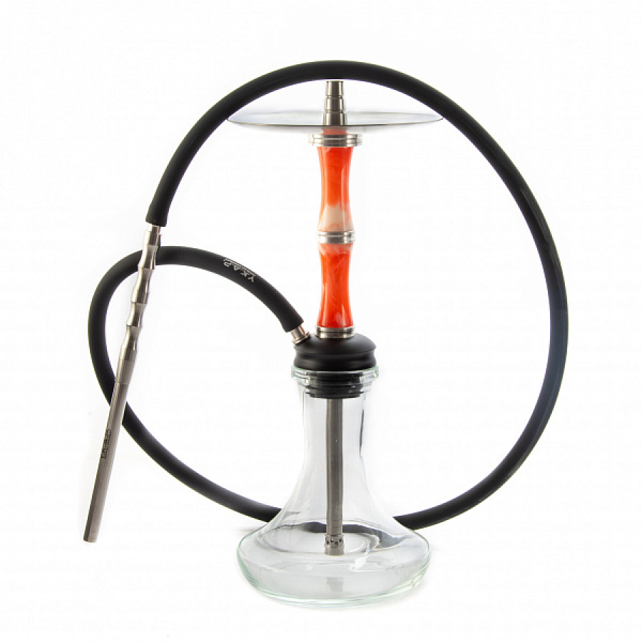 Кальян Y.K.A.P. Mini STR Pro M3 (Оранжевый,Белый, 39 см)