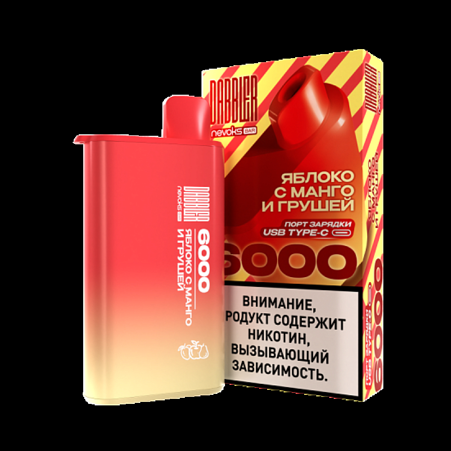 Электронка Dabbler 6000 Яблоко С Манго И Грушей