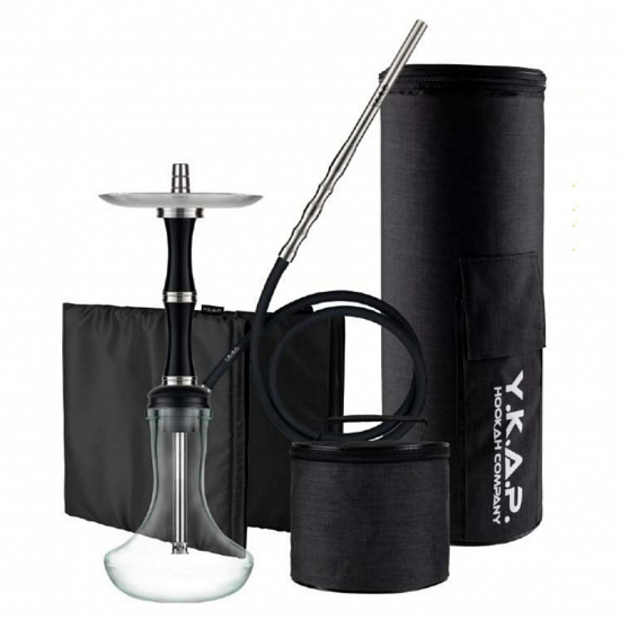 Кальян Y.K.A.P. MINI BLACK M3 Чёрный (40 см)